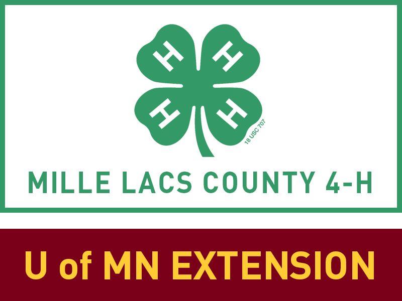 Logo for 2026 Mille Lacs County Fair 4-H